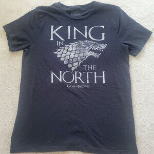 King Of the North T Shirt Game Of Thrones Official Medium